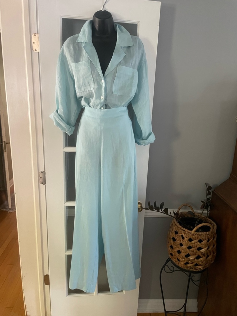 Madewell ramie linen pants..read description for  actual color!